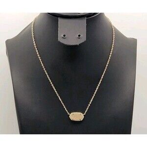 Kendra Scott Elisa Gold Pendant Necklace In Multi Color Drusy #7